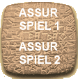 Zu den Spielen mit neuassyrischen Schriftzeichen